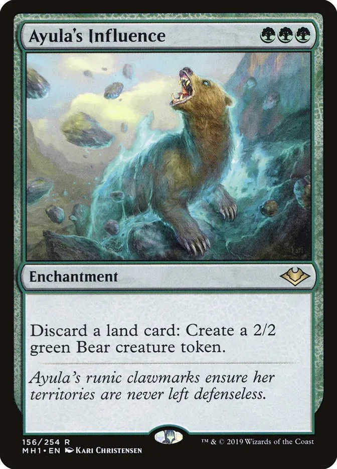 Ayula's Influence Front Face