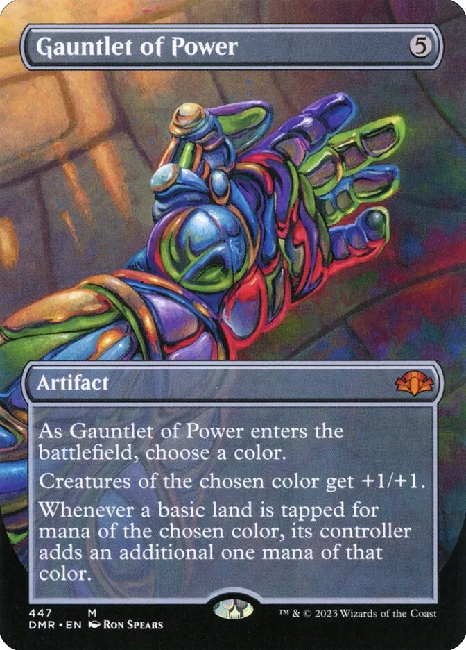 Gauntlet of Power Front Face