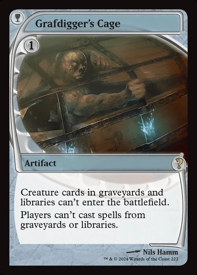 Grafdigger's Cage Front Face
