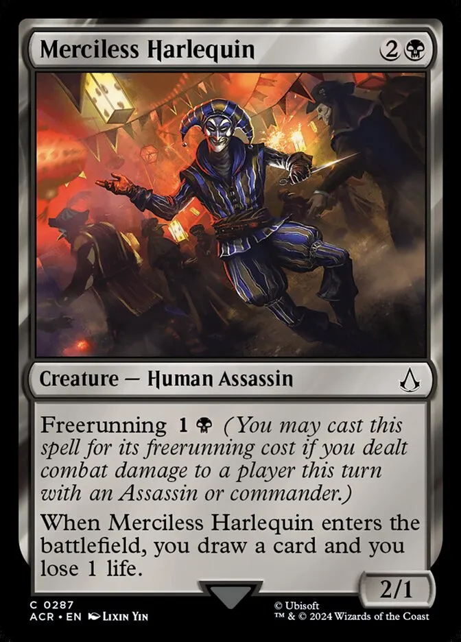 Merciless Harlequin Front Face