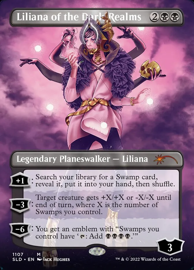 Liliana of the Dark Realms Front Face