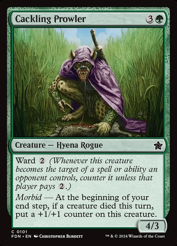 Cackling Prowler Front Face