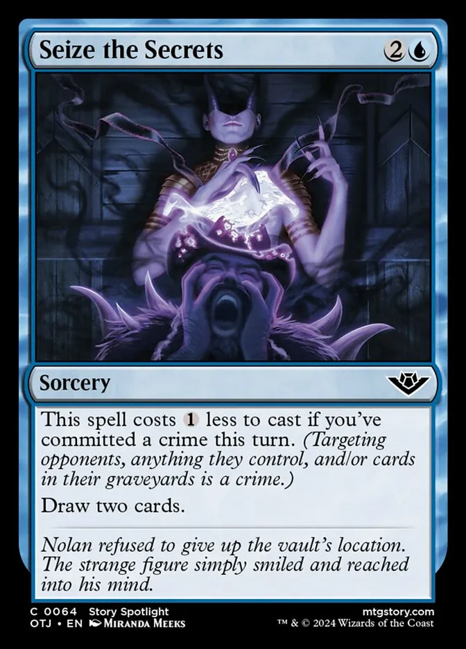 Seize the Secrets Front Face
