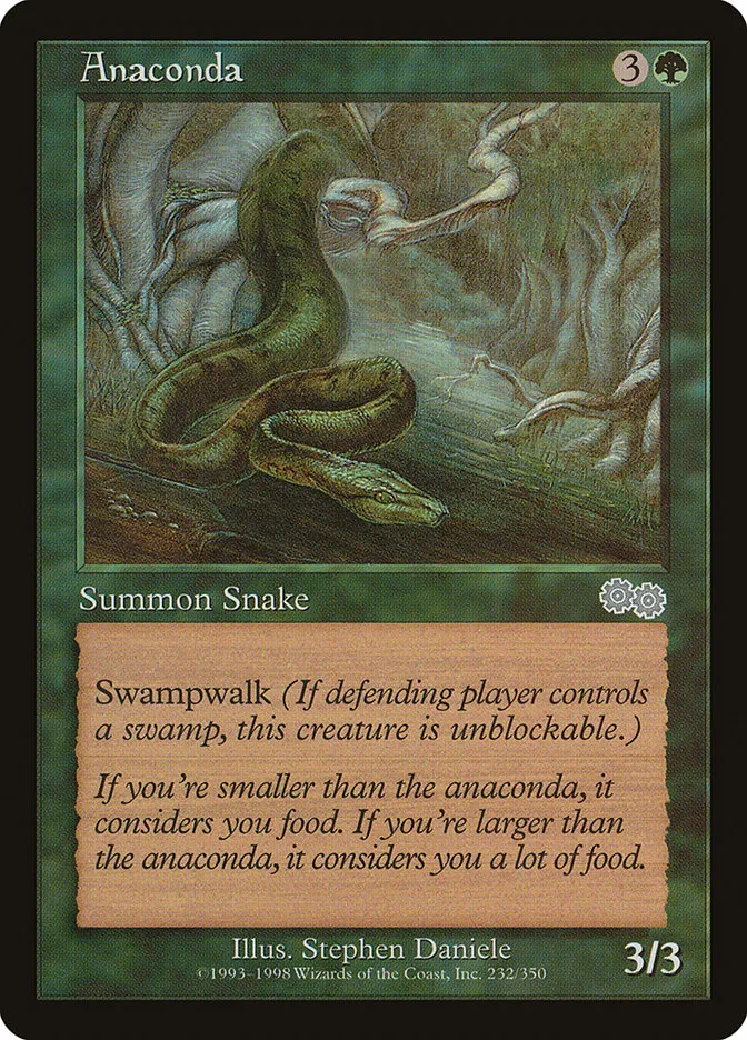 Anaconda Front Face