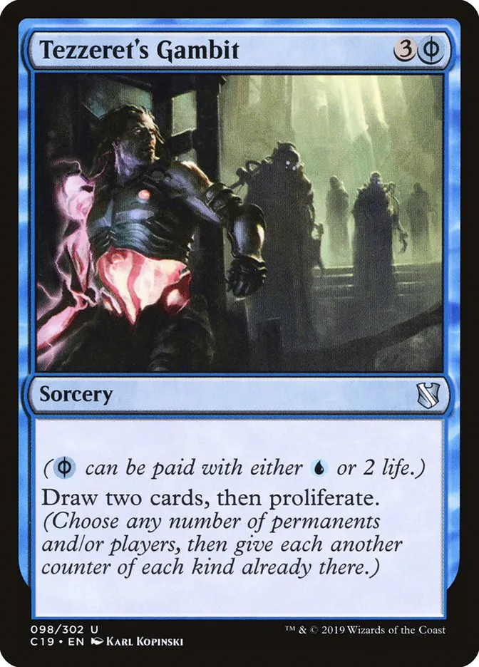 Tezzeret's Gambit Front Face