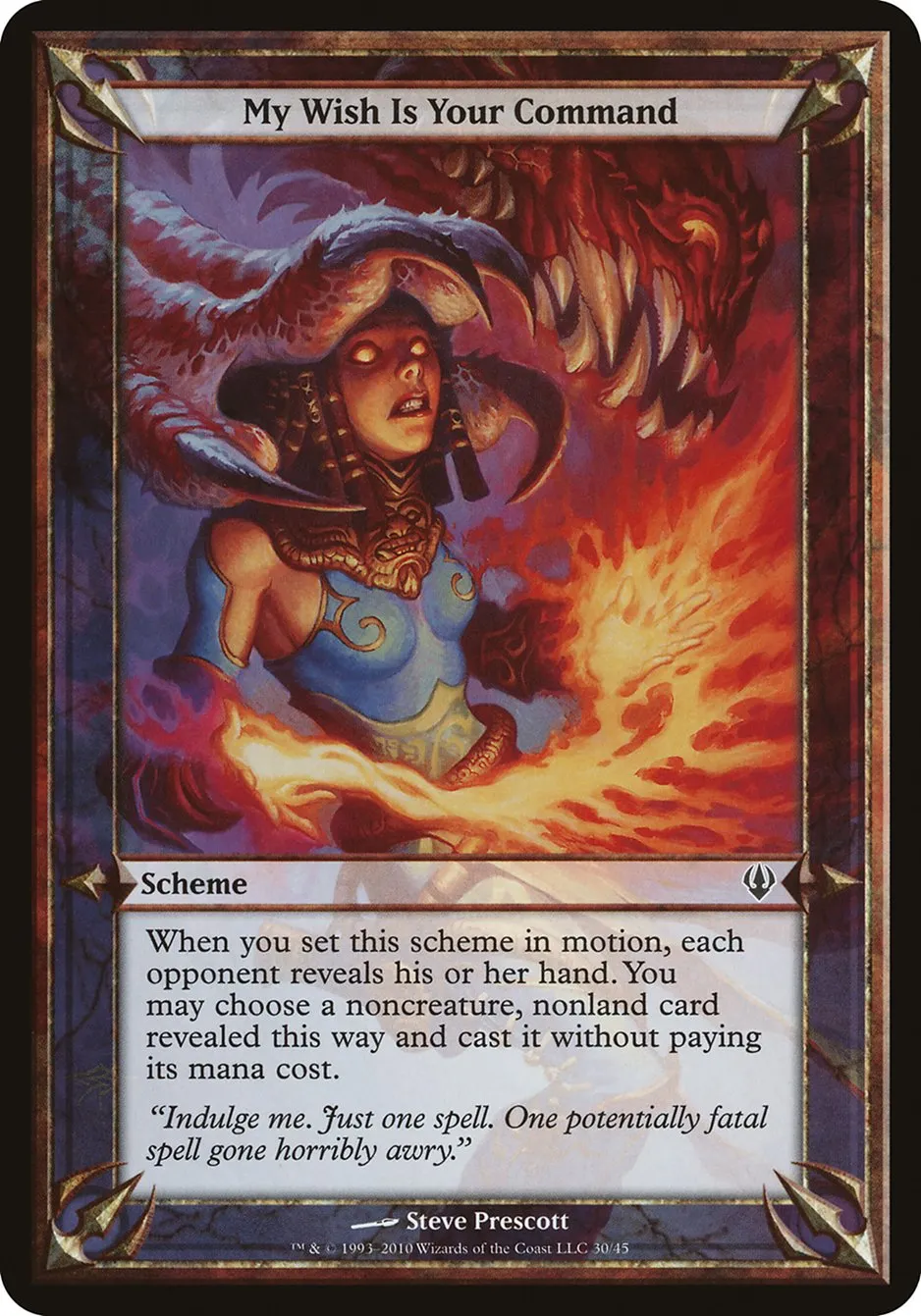My Wish Is Your Command Front Face