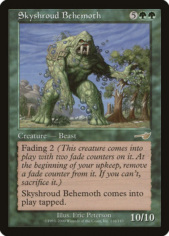 Skyshroud Behemoth Front Face