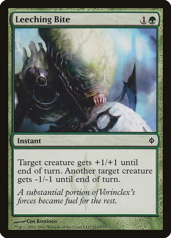 Leeching Bite Front Face