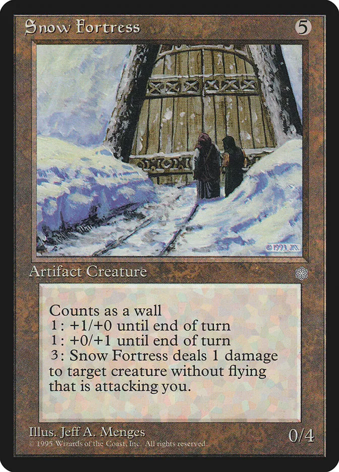 Snow Fortress Front Face
