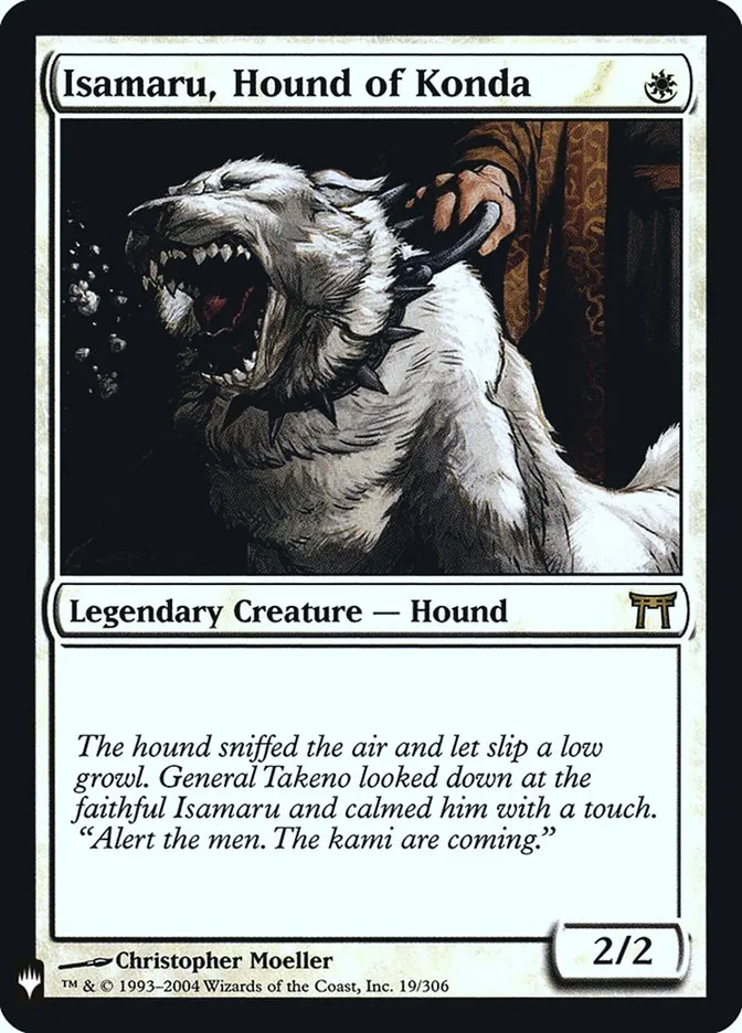 Isamaru, Hound of Konda Front Face