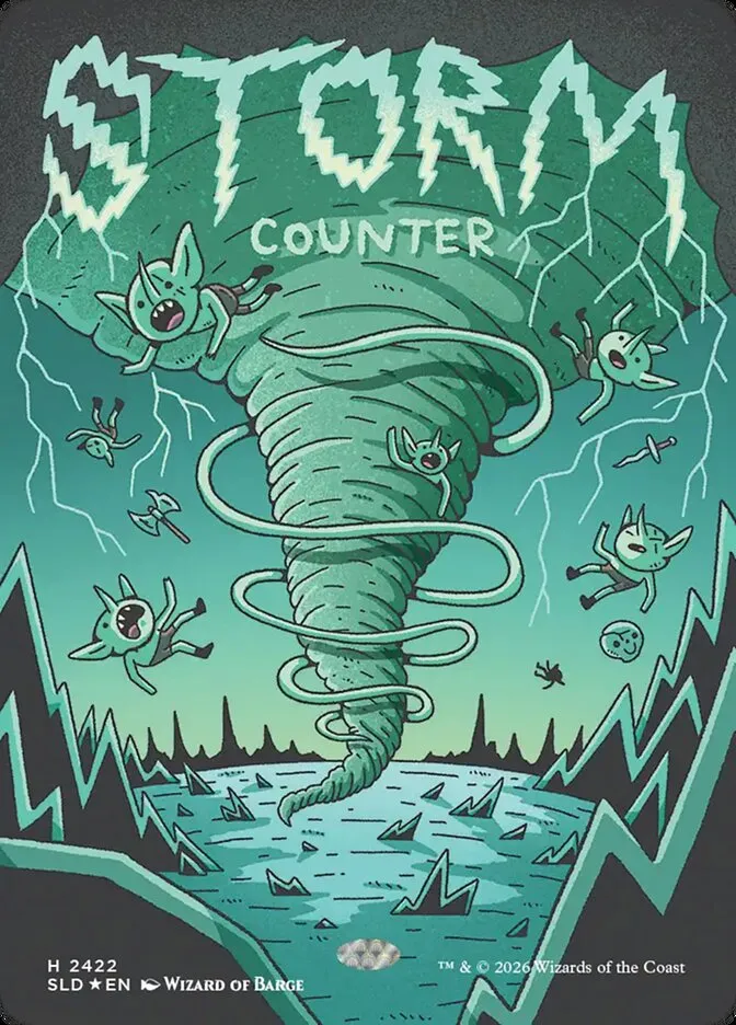 Storm Counter Front Face