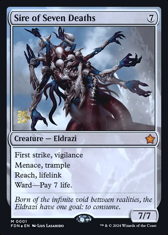 Sire of Seven Deaths Front Face