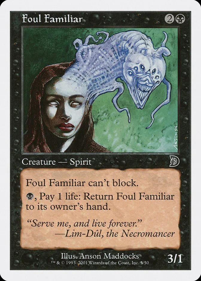 Foul Familiar Front Face