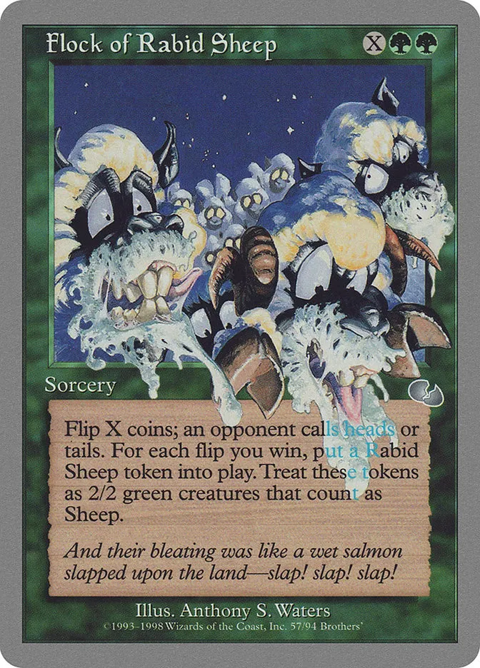 Flock of Rabid Sheep Front Face