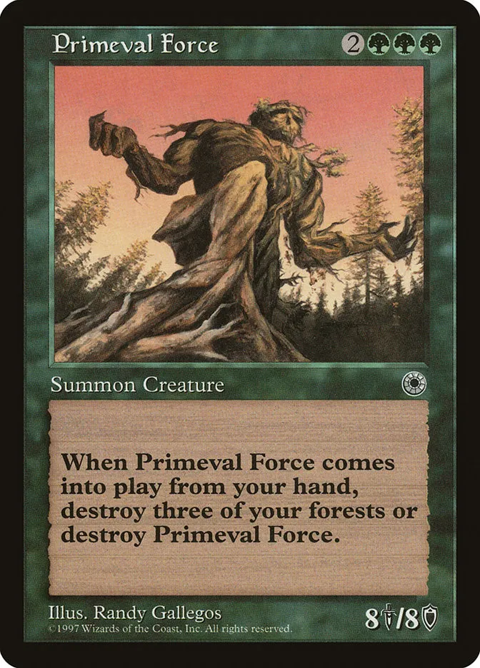 Primeval Force Front Face