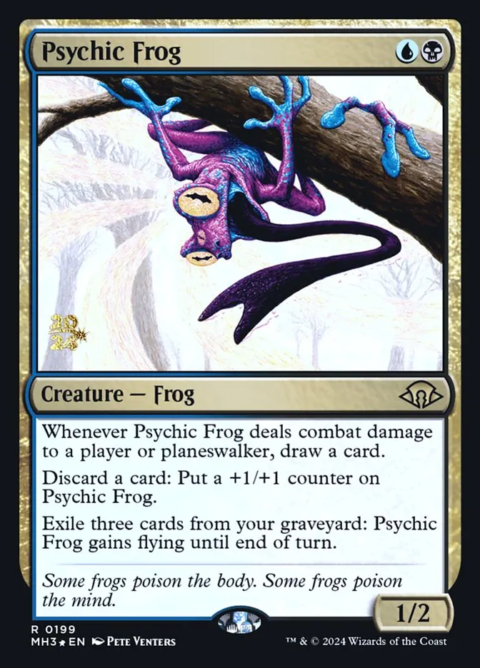 Psychic Frog Front Face