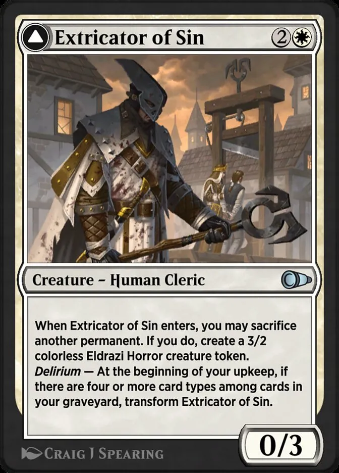 Extricator of Sin // Extricator of Flesh Front Face