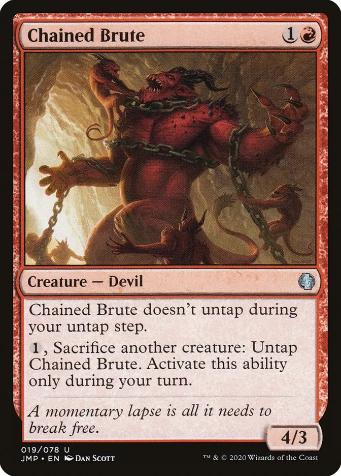 Chained Brute Front Face