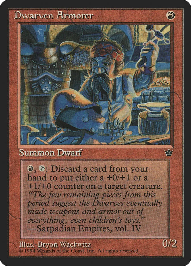 Dwarven Armorer Front Face