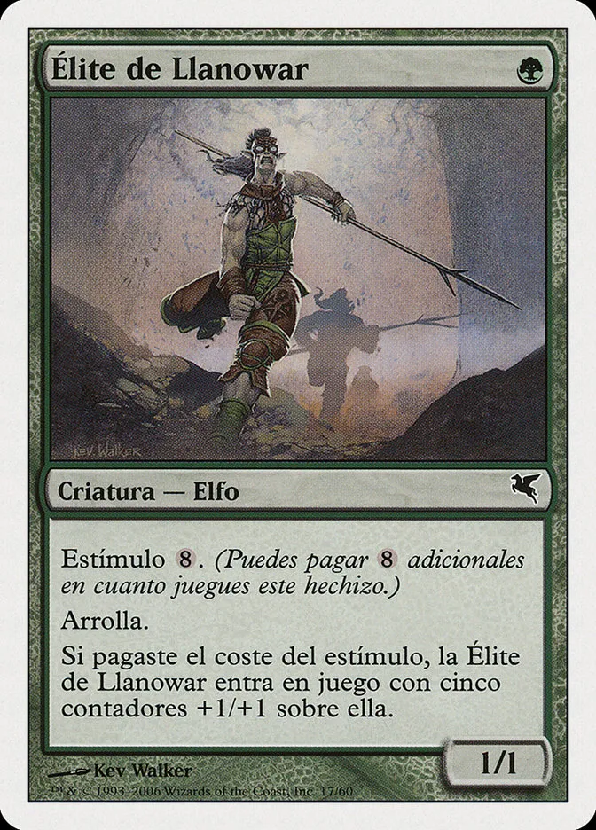 Llanowar Elite Front Face