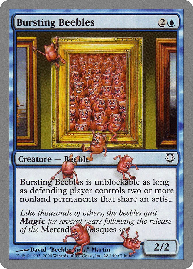 Bursting Beebles Front Face