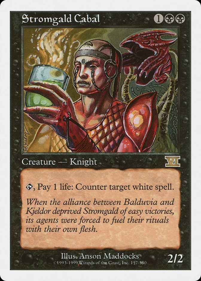 Stromgald Cabal Front Face