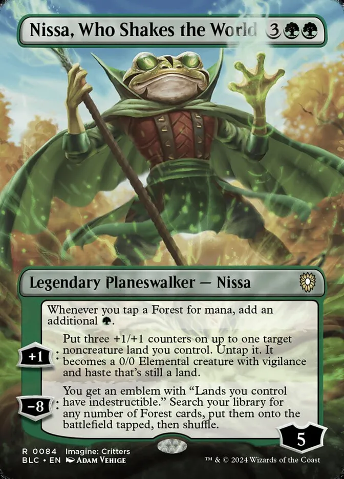 Nissa, Who Shakes the World Front Face