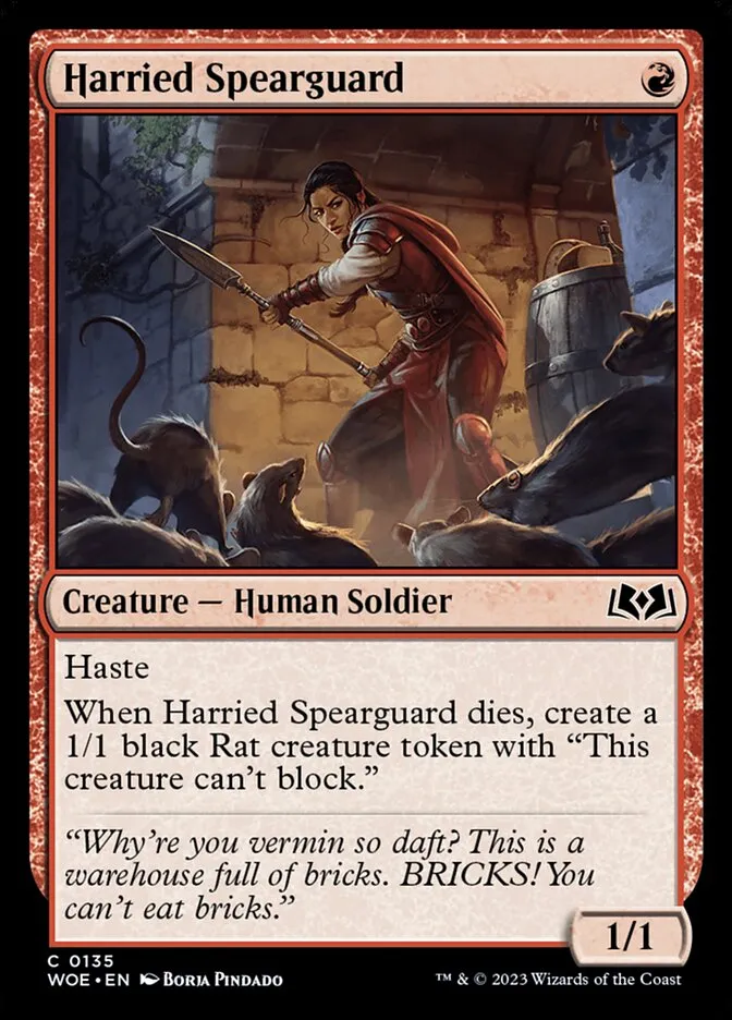 Harried Spearguard Front Face