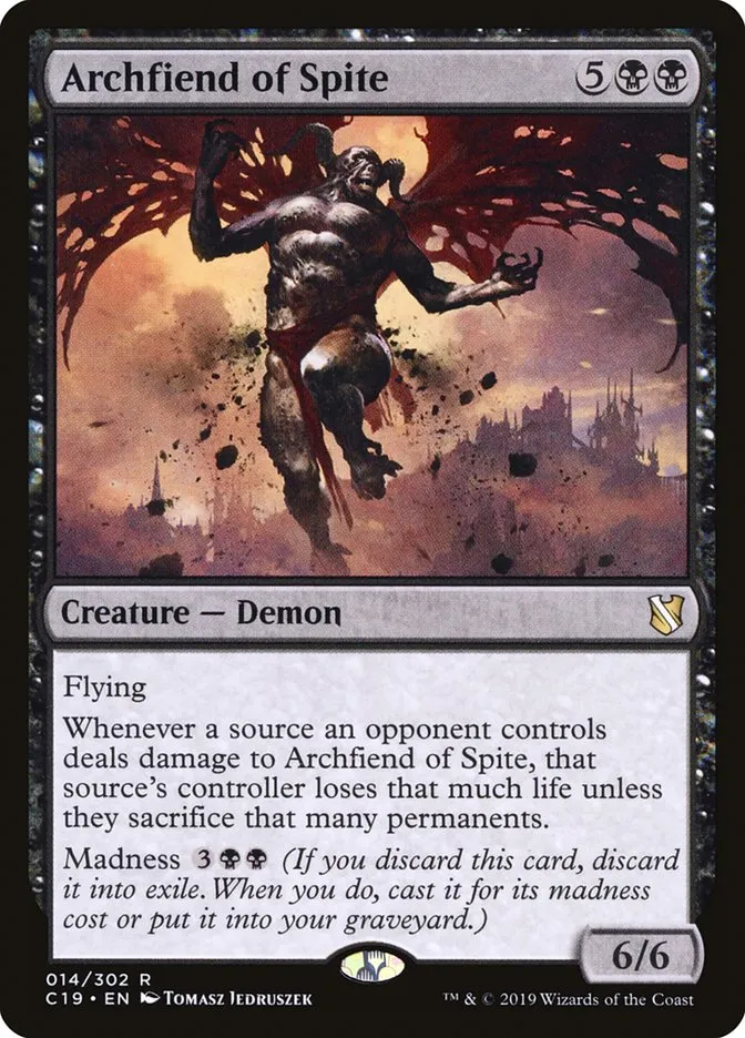 Archfiend of Spite Front Face