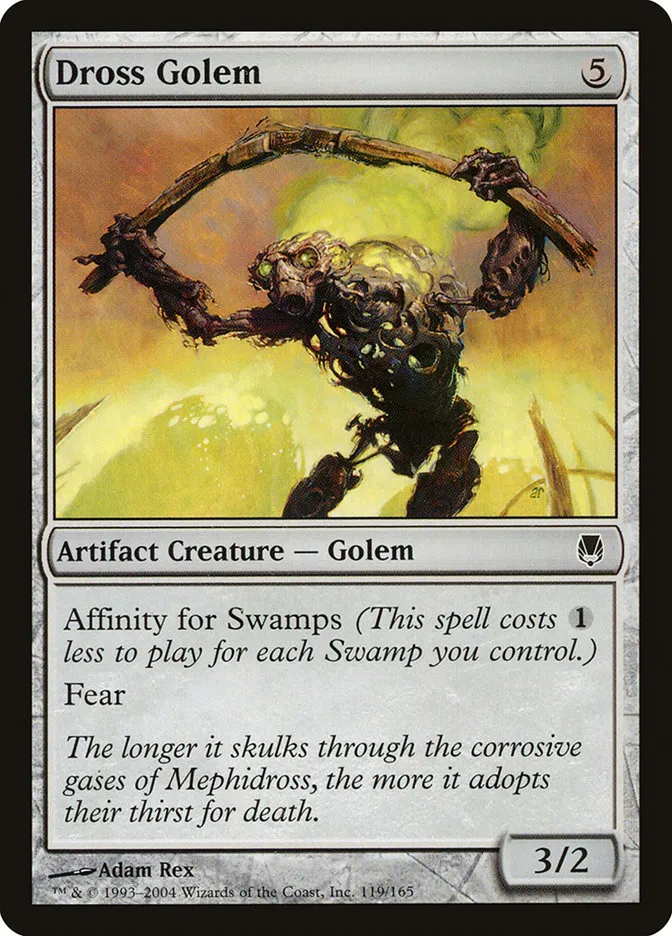 Dross Golem Front Face