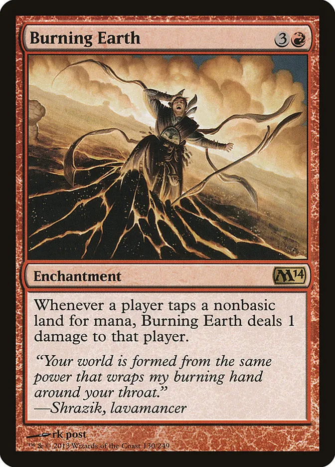 Burning Earth Front Face