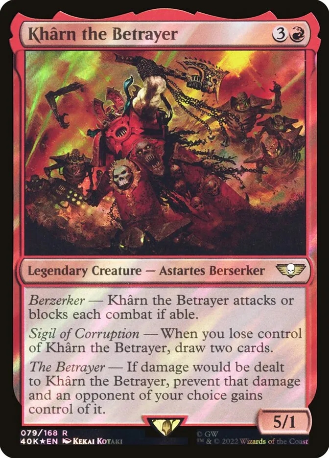 Khârn the Betrayer Front Face
