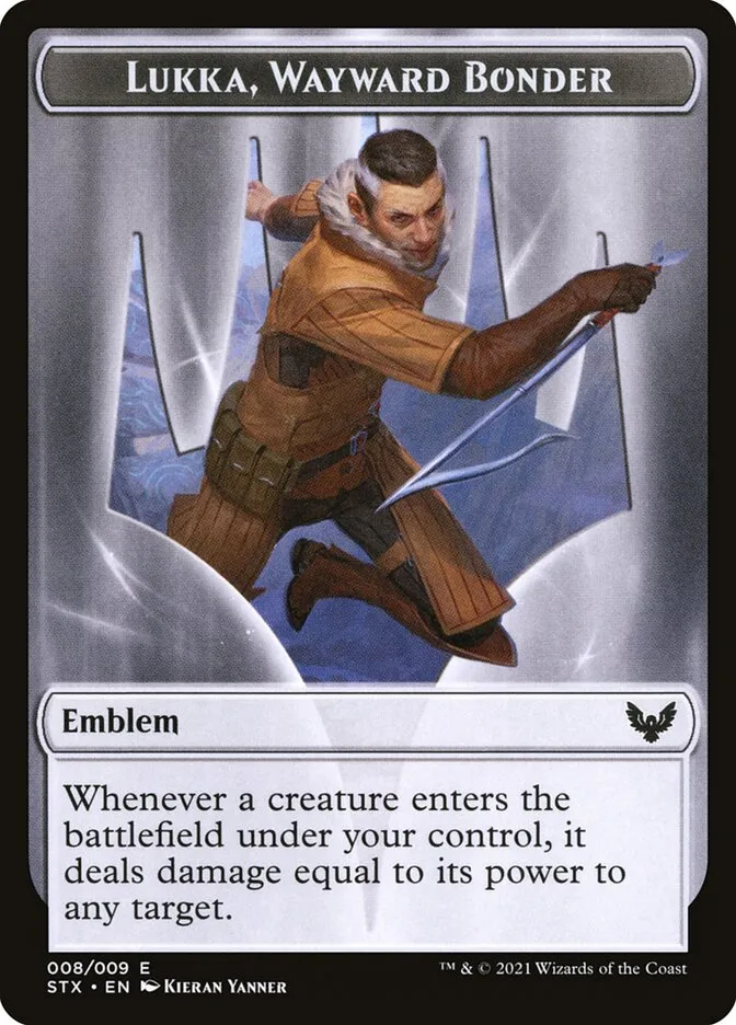 Lukka, Wayward Bonder Emblem Front Face