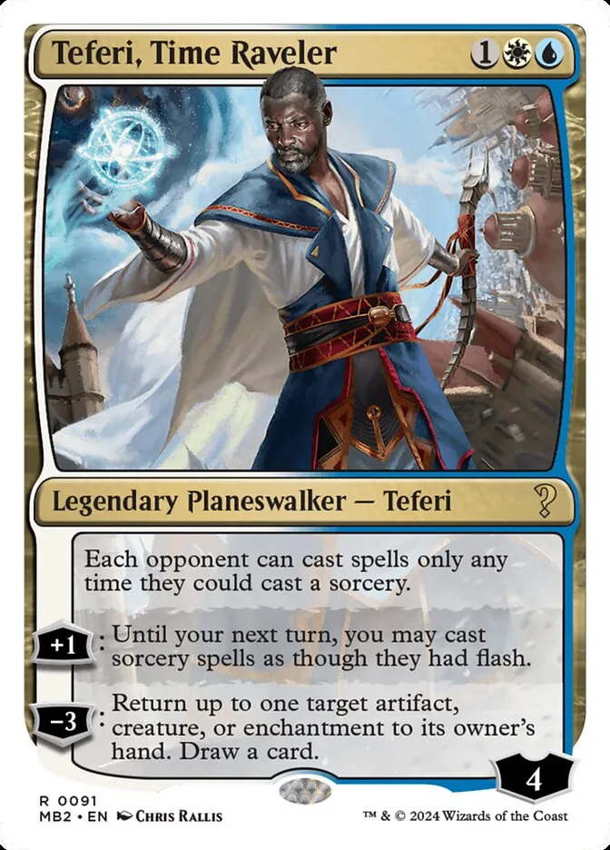 Teferi, Time Raveler Front Face
