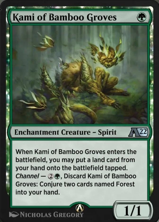 Kami of Bamboo Groves Front Face