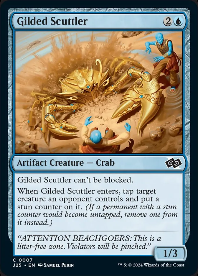 Gilded Scuttler Front Face