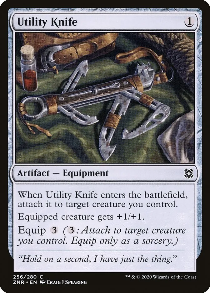 Utility Knife Front Face