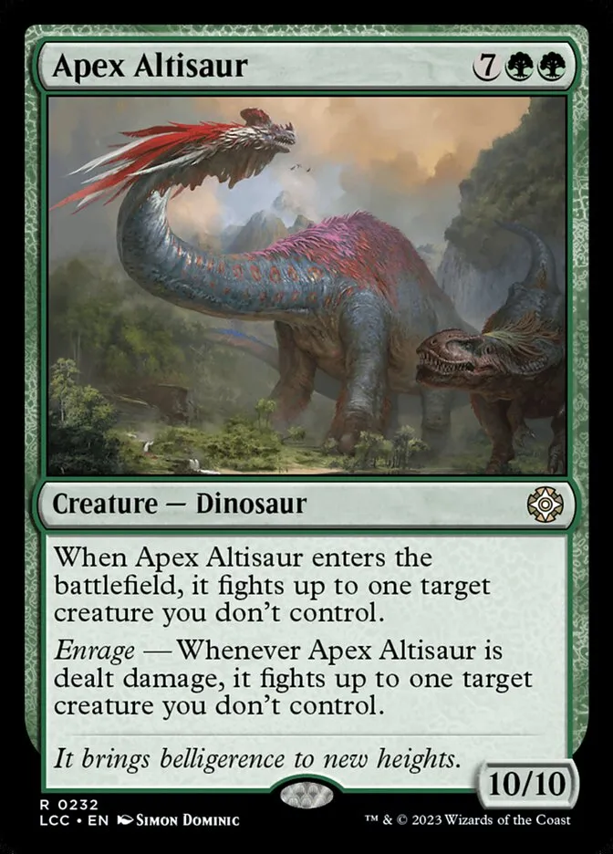 Apex Altisaur Front Face