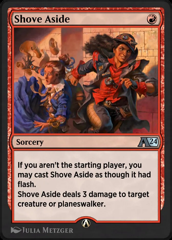 Shove Aside Front Face