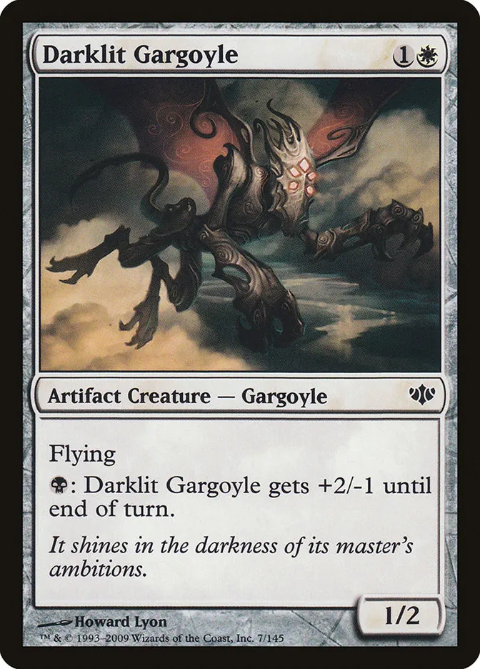 Darklit Gargoyle Front Face