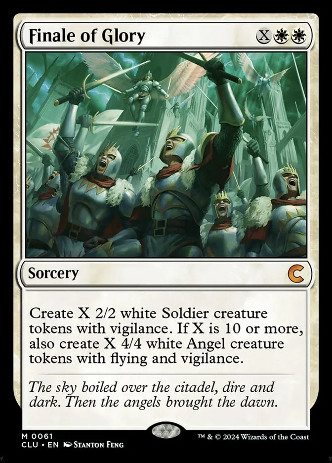 Finale of Glory Front Face