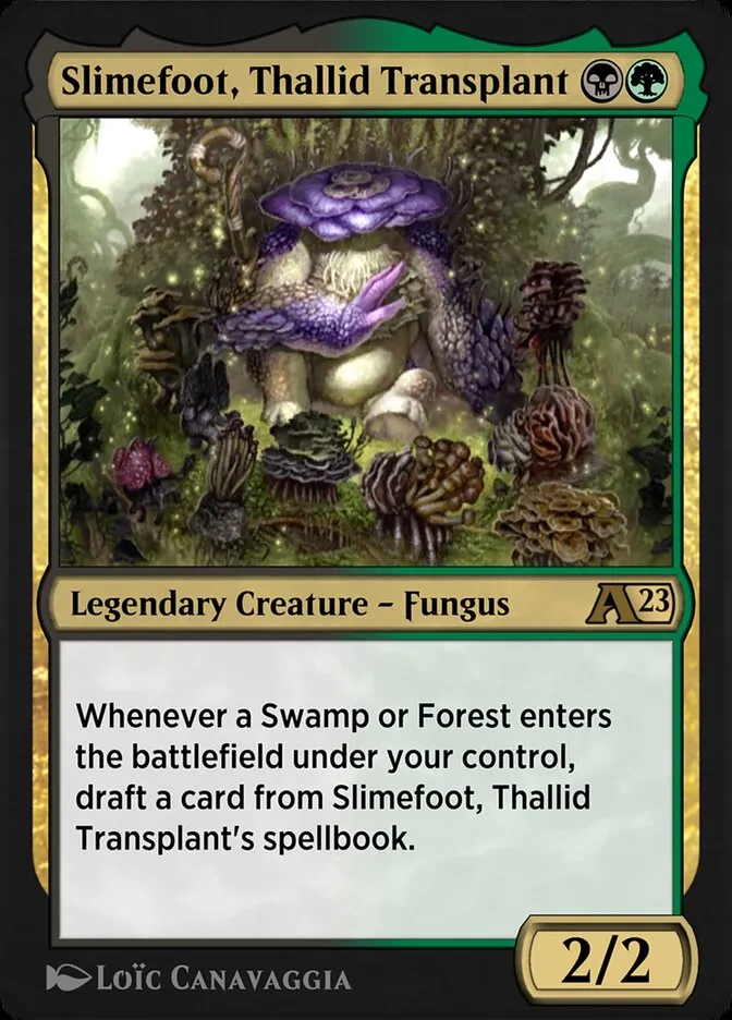 Slimefoot, Thallid Transplant Front Face