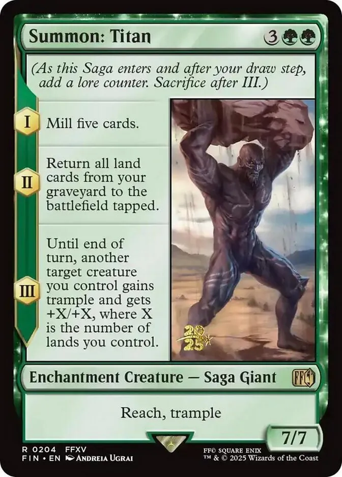 Summon: Titan Front Face