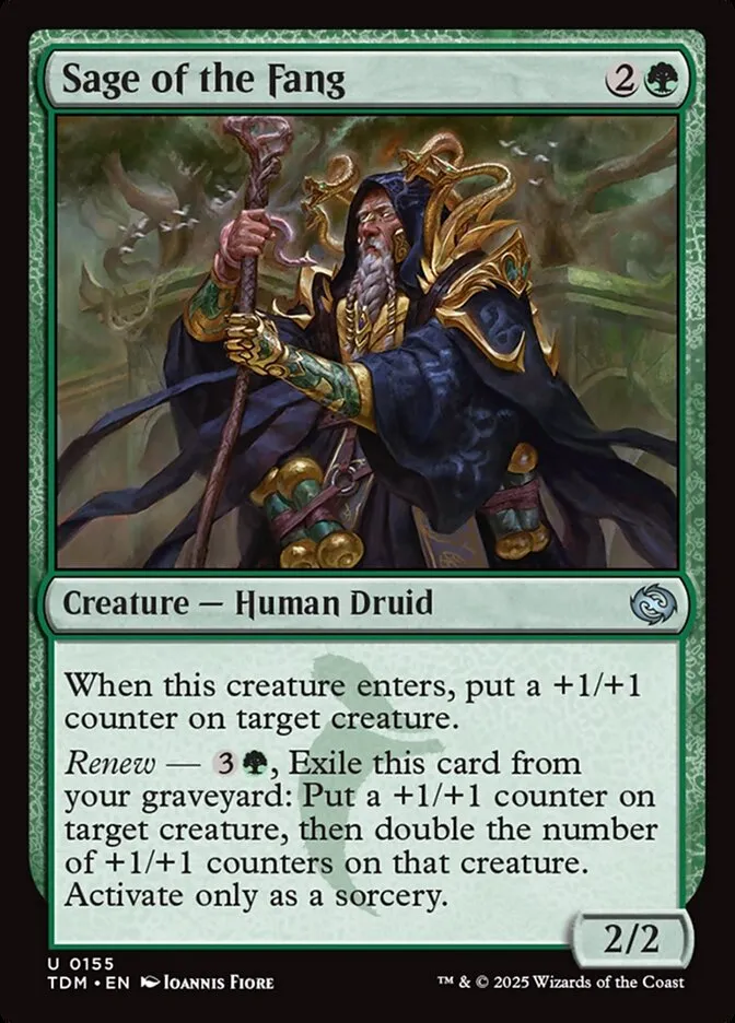 Sage of the Fang Front Face