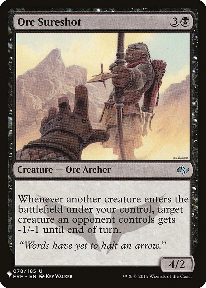 Orc Sureshot Front Face