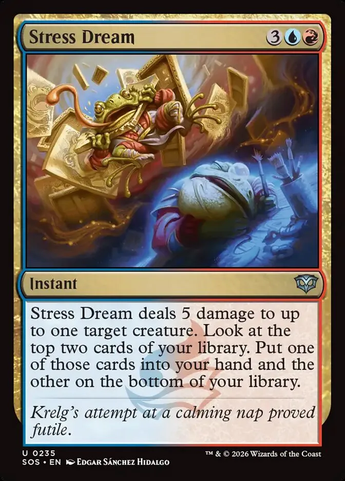 Stress Dream Front Face