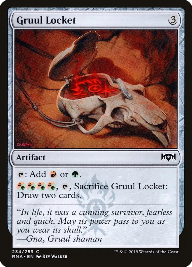 Gruul Locket Front Face