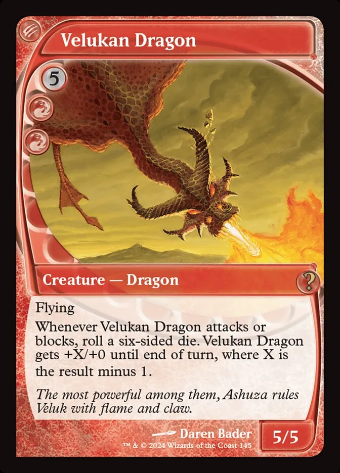 Velukan Dragon Front Face