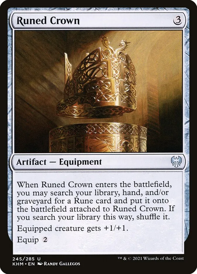 Runed Crown Front Face