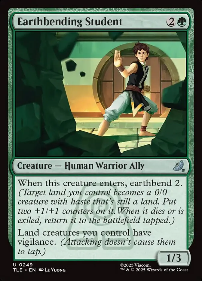 Earthbending Student Front Face